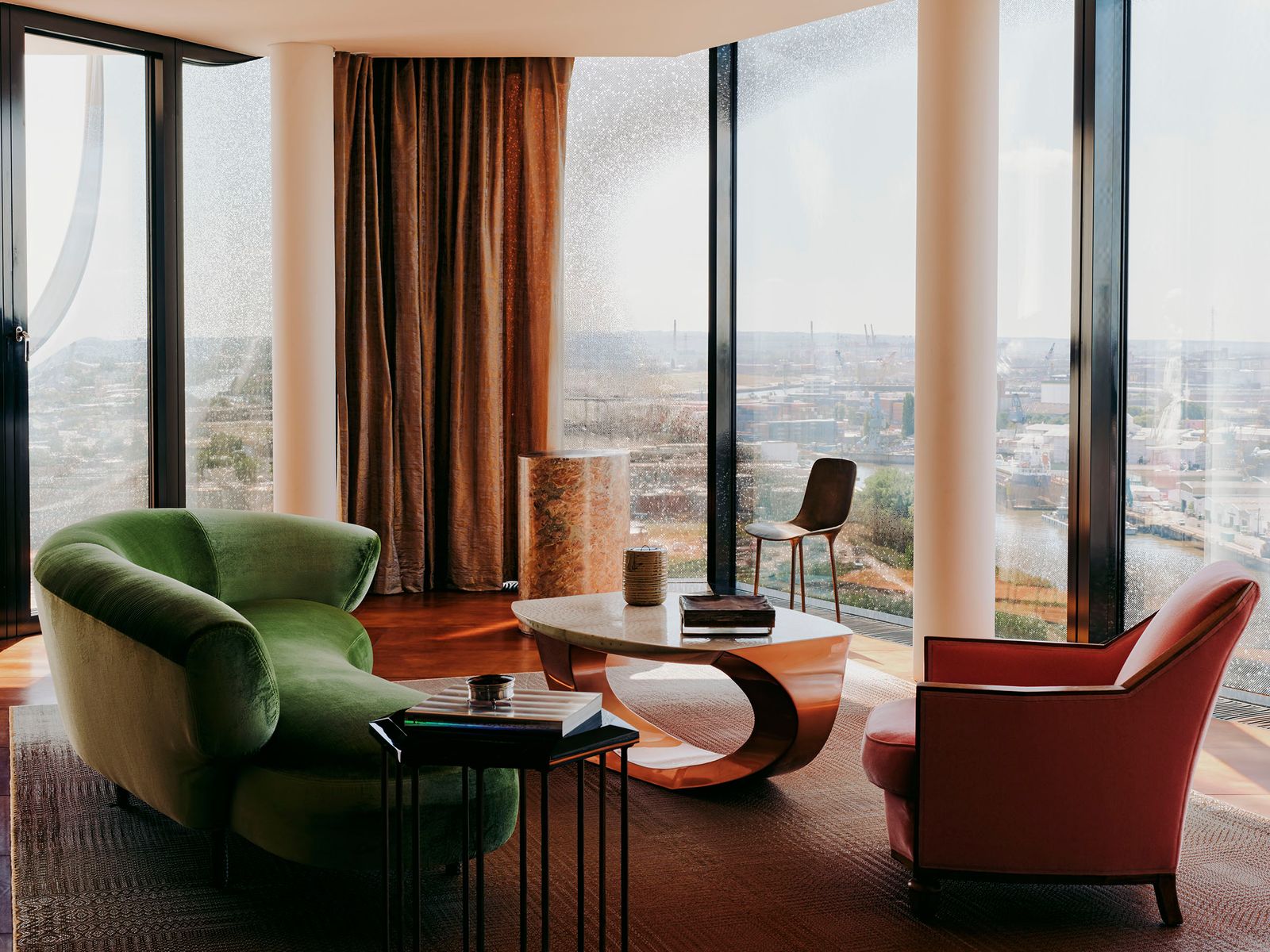 Panoramawohnung in der Elbphilharmonie: Dieses individuelle Apartment ist fernab des langweiligen Neubaustandards