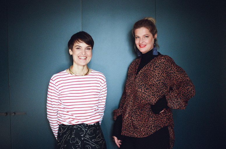 Melissa Antonius und Lena Schimmelbusch in der AD Stilschule übers Homeoffice