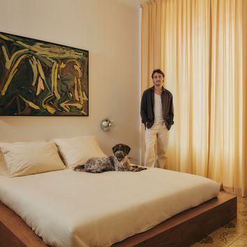 Zwischen Vintage-Möbeln und dänischen Designstücken: So lebt Emanuel Sax in Südtirol