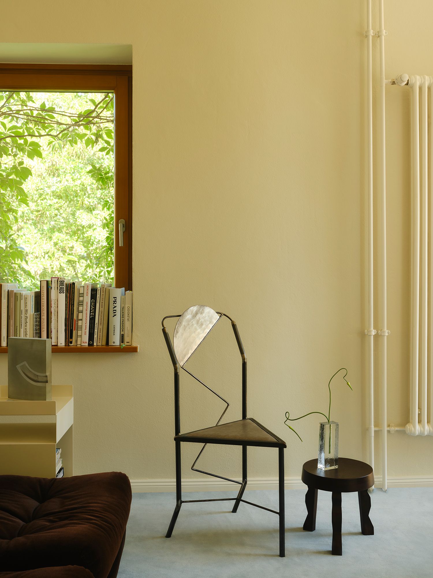 VintageStuhl im Wohnzimmer von Lilo Klinkenberg