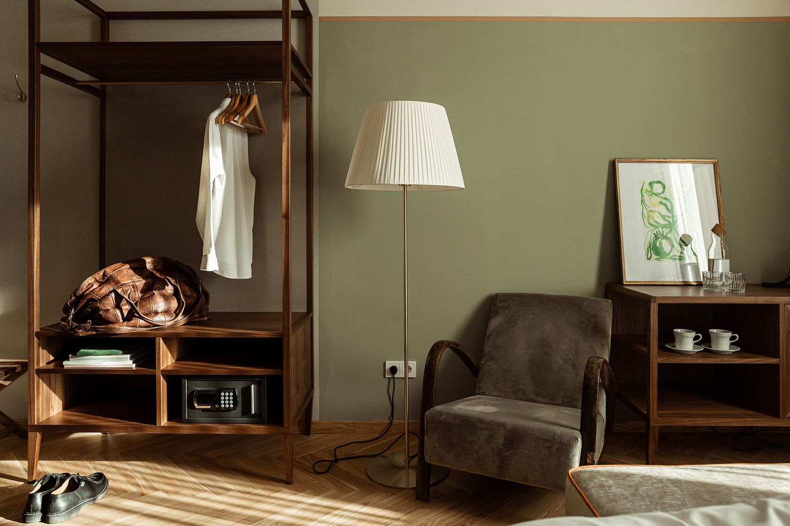 Boutique Hotel Parkhotel Mondschein Zimmer Midcentury Stil