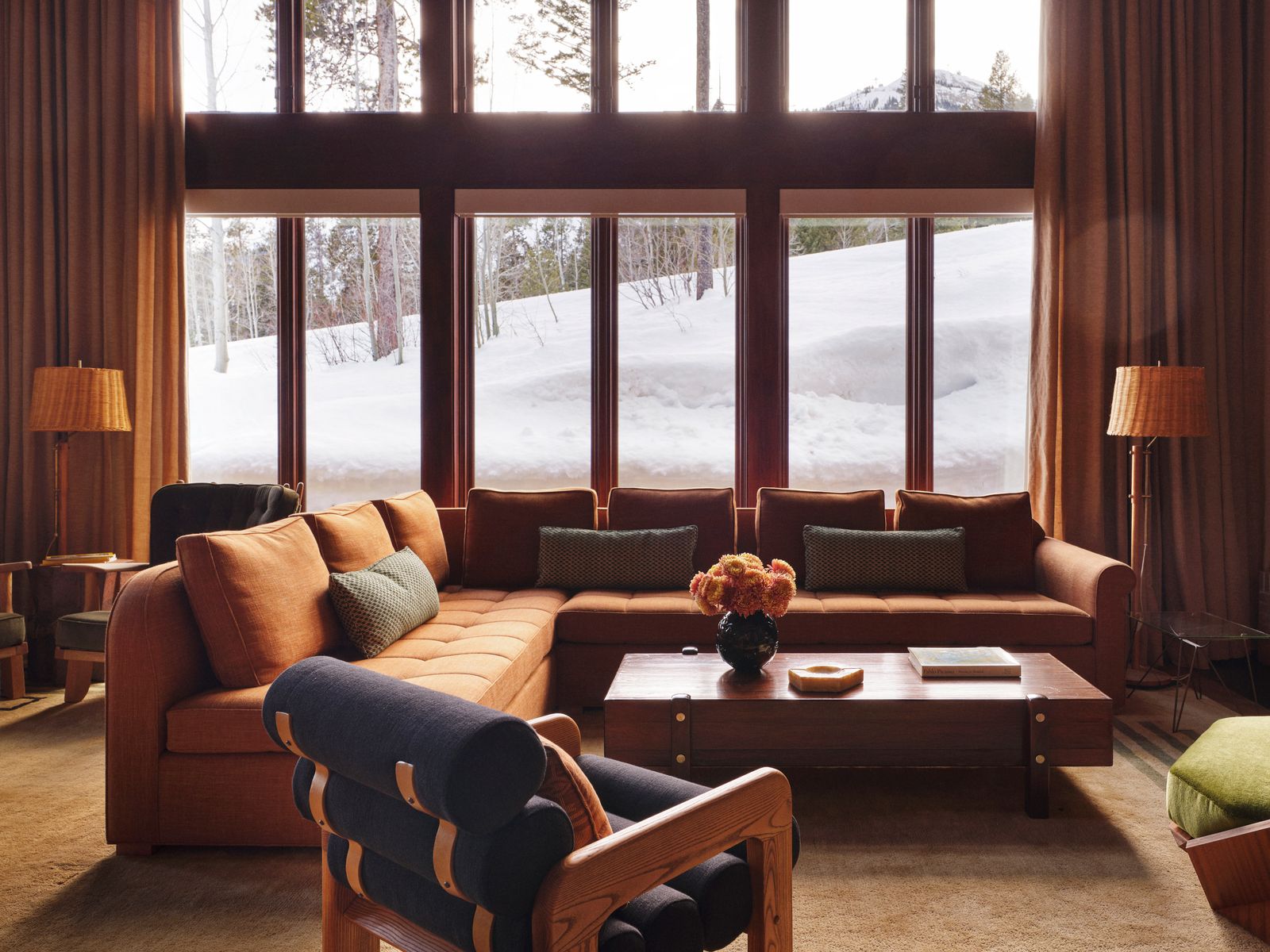 Blockhaus, aber anders! Für Lauren Santo Domingo interpretierte Andre Mellone die Idee des Chalets völlig neu