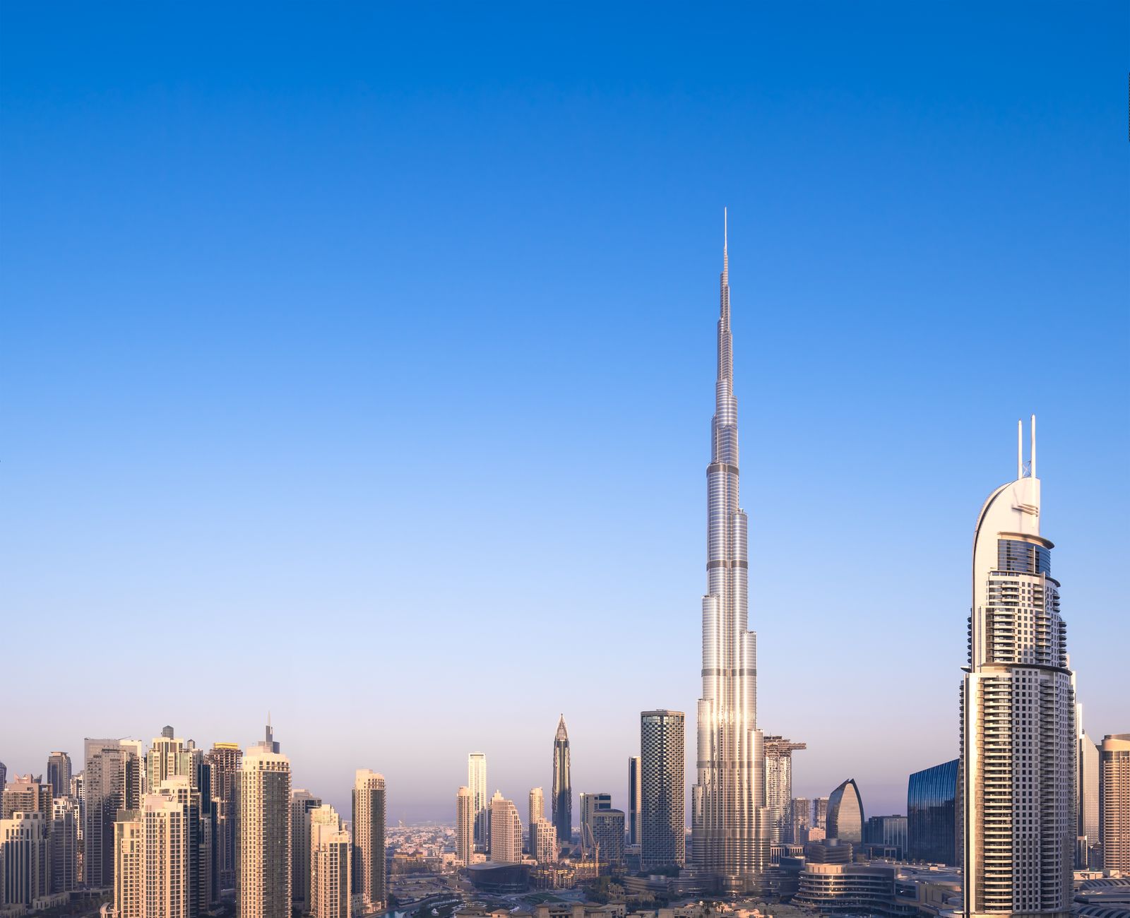 Blick auf die Skyline von Dubai