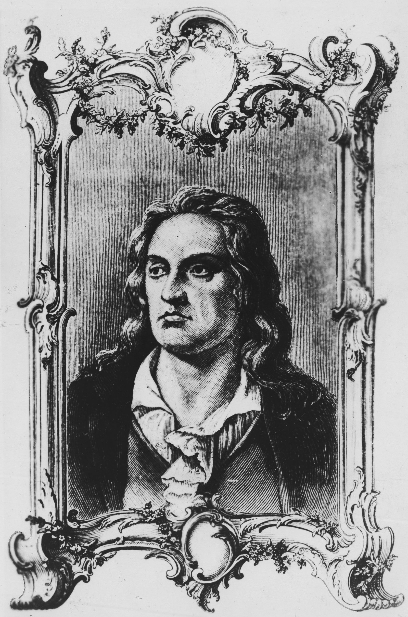 Ein undatiertes Porträt von Andreas Schlüter.