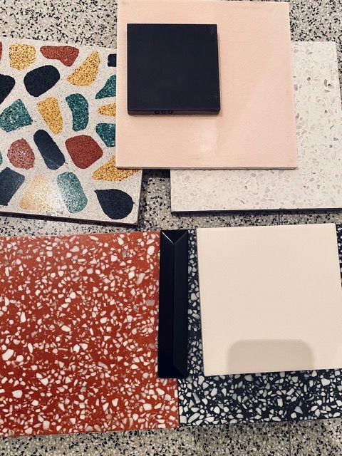 ADStilschule fürs Homeoffice Fliesenmuster