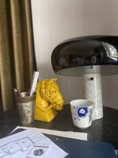 ADStilschule Lenas HomeofficeSituation im Schlafzimmer