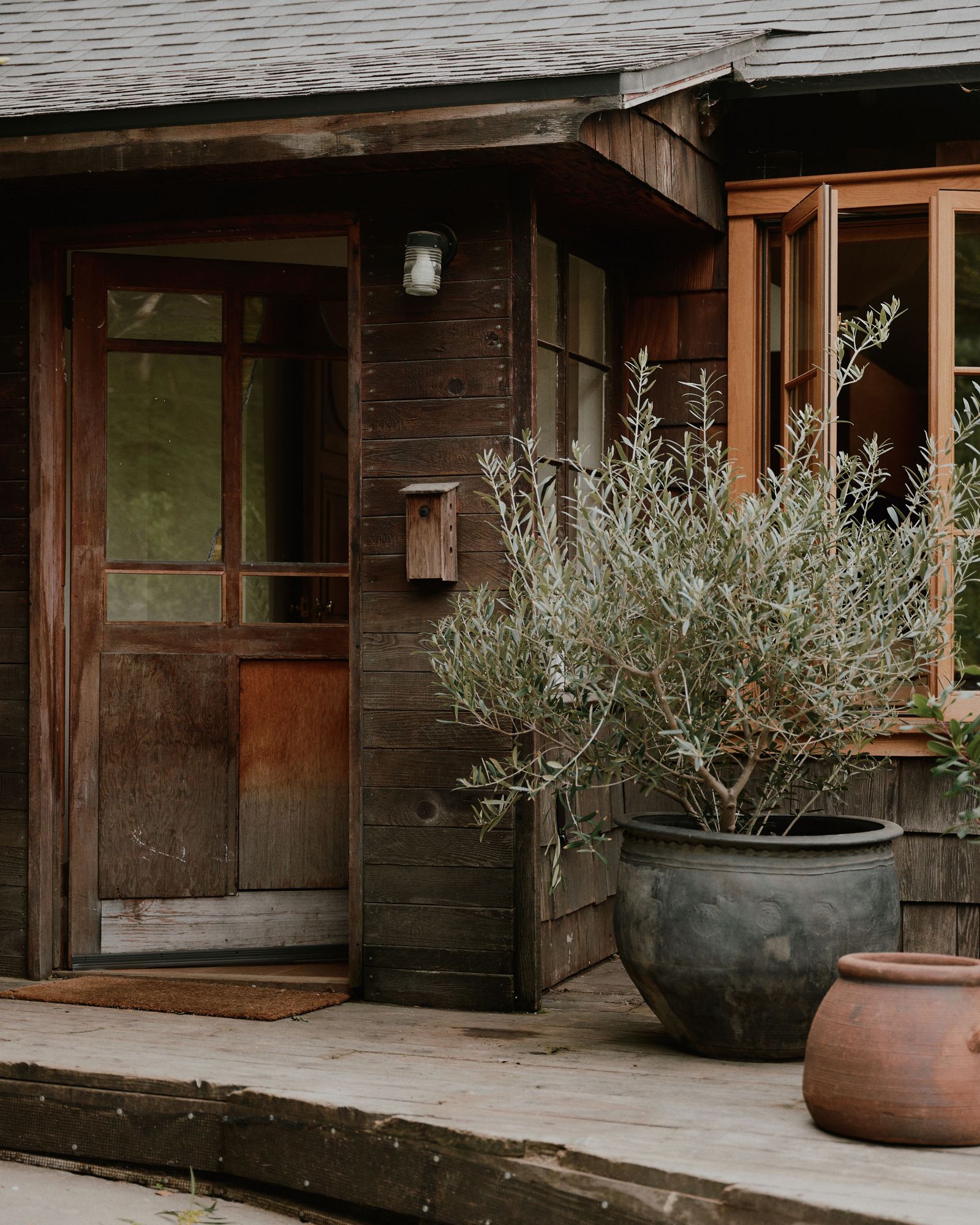 Renovierung FamilienHaus Los Angeles Außenansicht Eingang