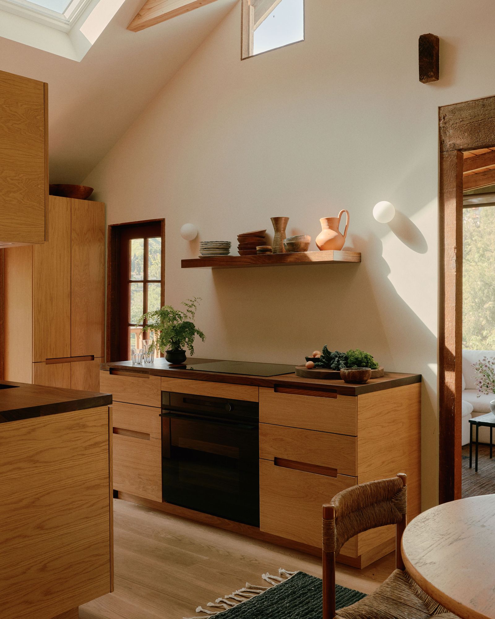 Renovierung Los Angeles FamilienHaus schlichte Küche