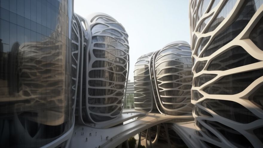 Zunächst untersuchen Zaha Hadid Architects wie die einzelnen Baukörper miteinander in Beziehung treten. Das...