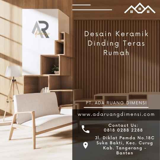 Desain Keramik Dinding Teras Rumah