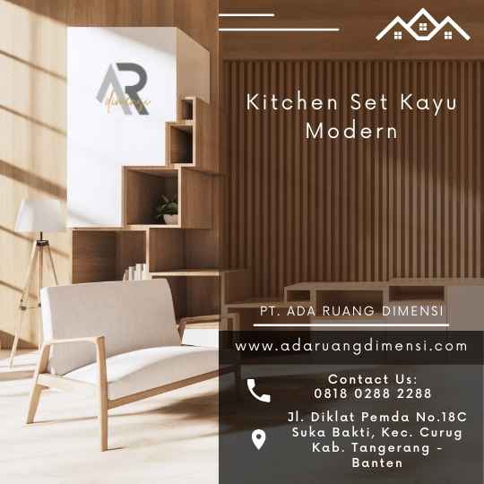 Kitchen Set Kayu Modern