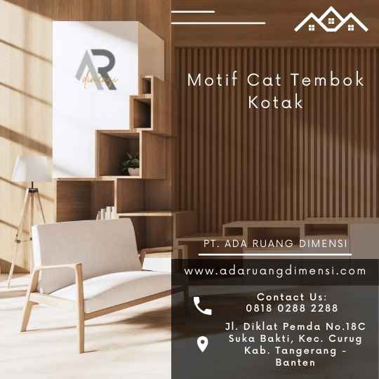 Motif Cat Tembok Kotak